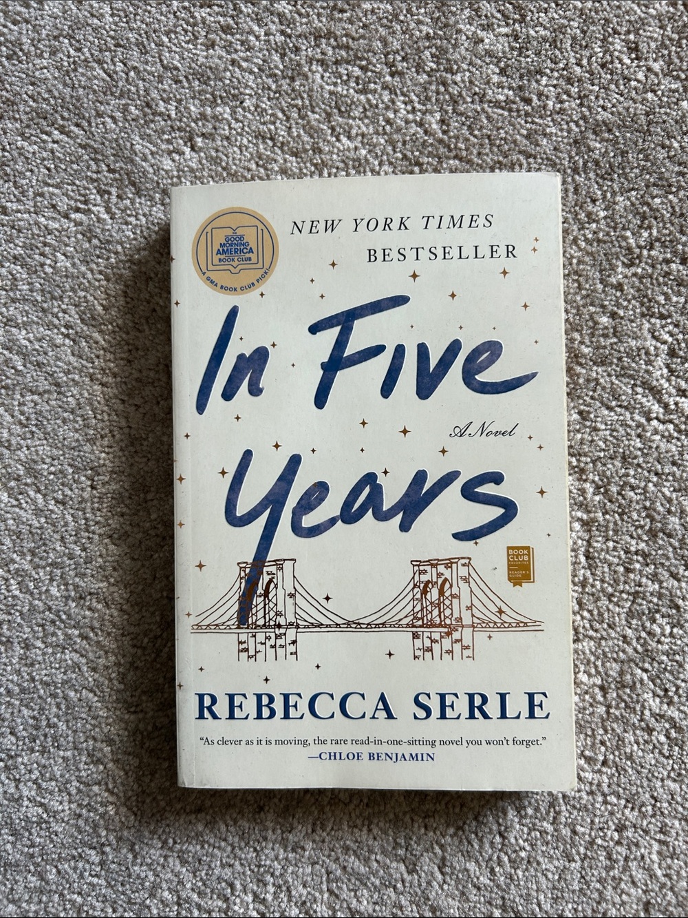 4 for 25$ 📚In Five Years- Rebecca Serle